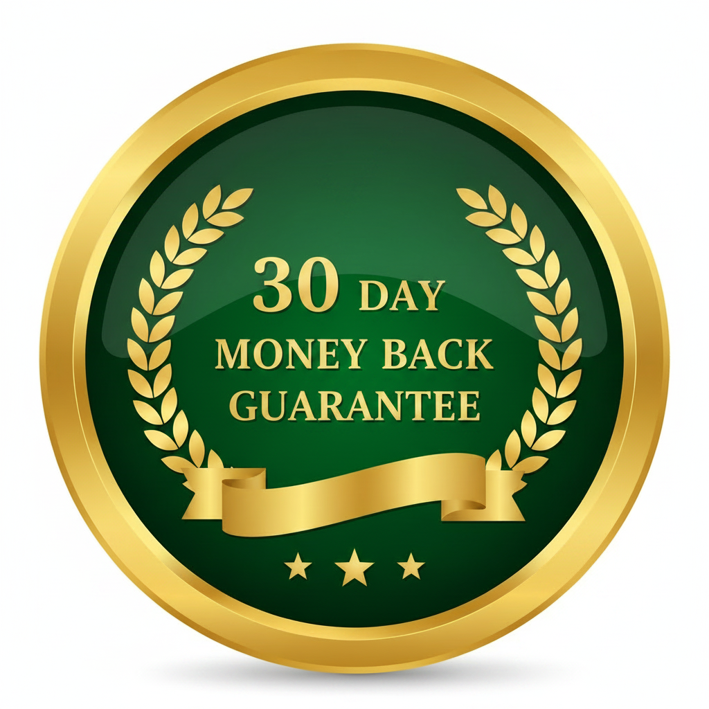 30 Day Money Back Guarantee